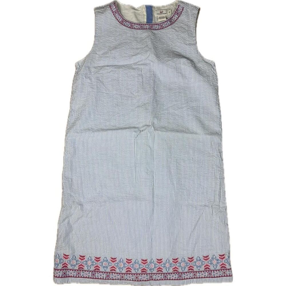 Vineyard-vines White and Blue Casual-dresses